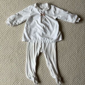 Mayoral Baby Romper Peter Pan collar